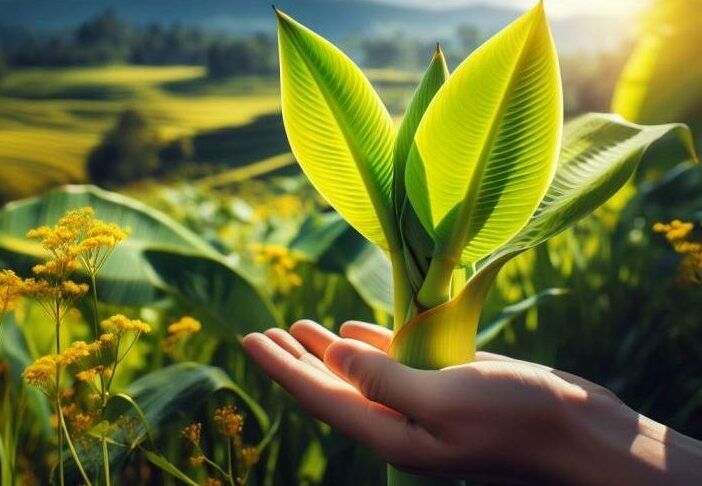 baby banana plant growth