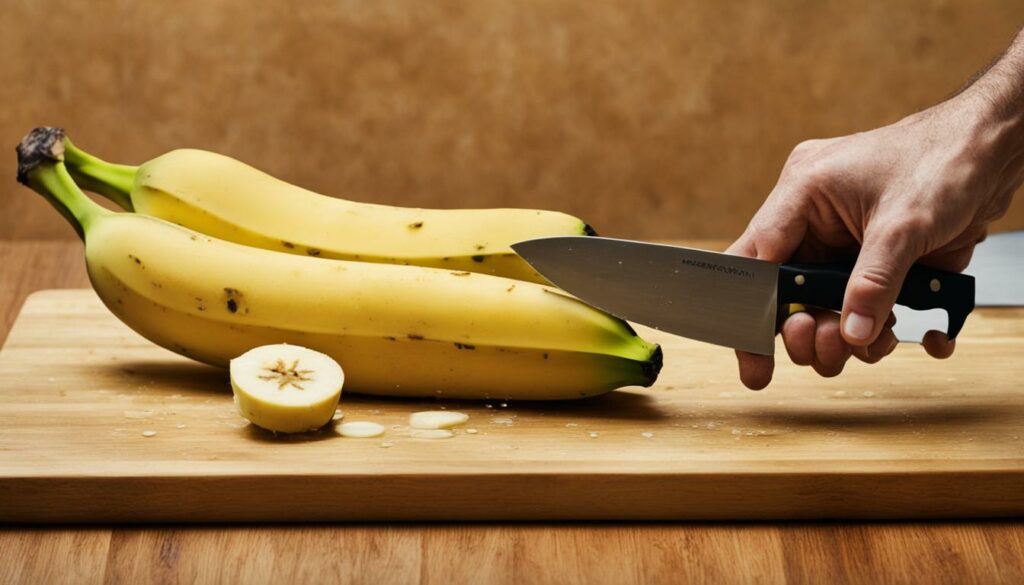 baby led weaning banana cutting technique