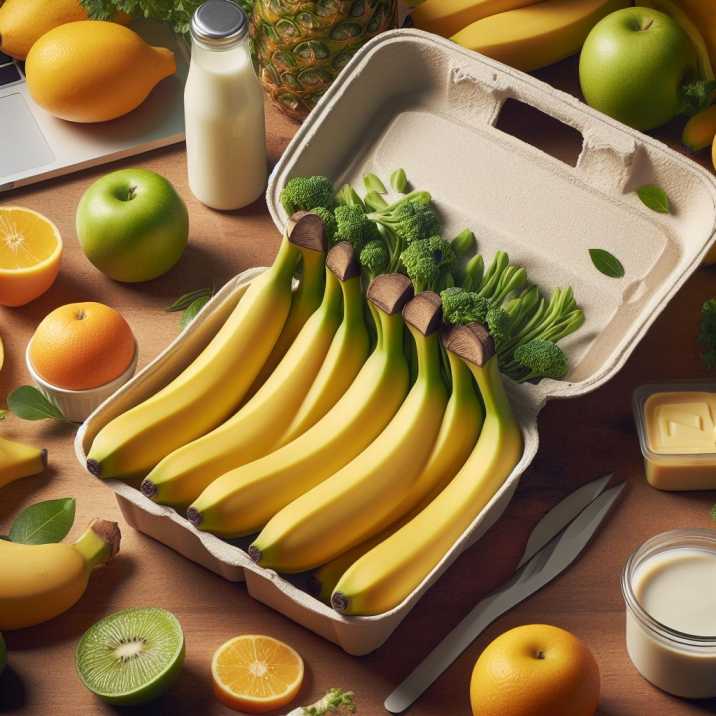 Innovative banana packaging designed for freshness and sustainability
