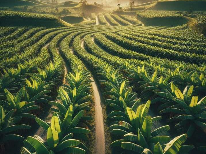Harvesting Bananas in the Philippines