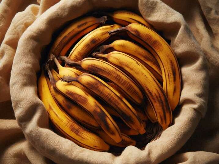 Fabric Dyed with Natural Banana Dye